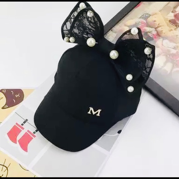 Kids BIG BOW Ball Hat - Picture 4 of 10